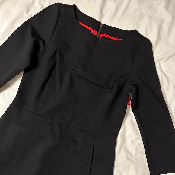 Perfect A-line Shift Stretch Ponte Dress (S) - Picture 3 of 9